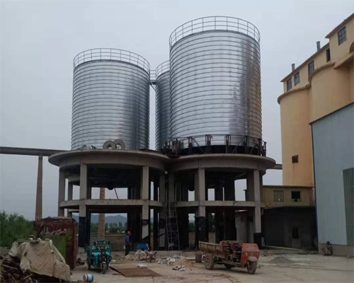 本溪螺旋鋼板倉項目工地